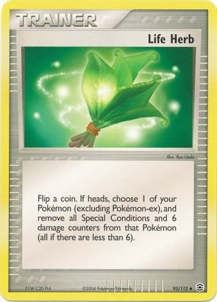 Life Herb 093 EX Battle Stadium - Uncommon