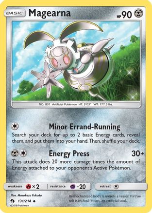Magearna 131 - Reverse Holofoil SM Lost Thunder - Uncommon