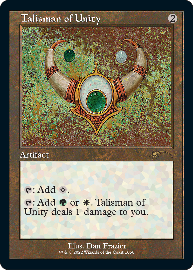 Talisman of Unity (SLD-1056) - Secret Lair Drop Series Etched Foil