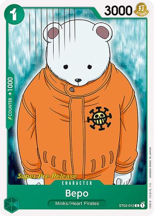 Bepo (ST02-012) - Super Pre-Release Starter Deck 2: Worst Generation