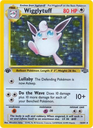 Wigglytuff (16) 016/64 - Unlimited Holofoil Jungle - Holo Rare