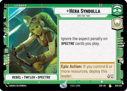 Hera Syndulla - Spectre Two (008/252) - Spark of Rebellion