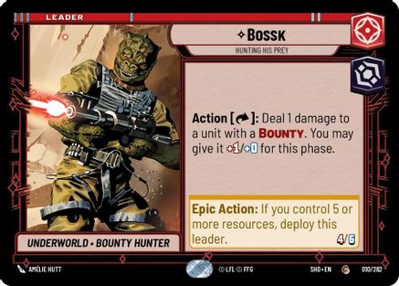 Bossk - Hunting His Prey (010/262) - Shadows of the Galaxy