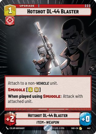 Hotshot DL-44 Blaster (Hyperspace) (443) - Shadows of the Galaxy