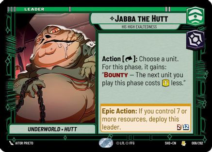 Jabba the Hutt - His High Exaltedness (006/262) - Shadows of the Galaxy