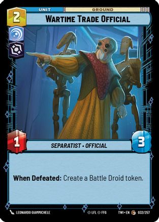 Wartime Trade Official (032/257) - Twilight of the Republic