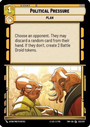 Political Pressure (222/257) - Twilight of the Republic