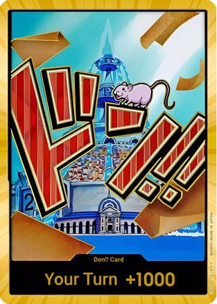 DON!! Card (Iceberg) (Gold) - Premium Booster -The Best- Foil