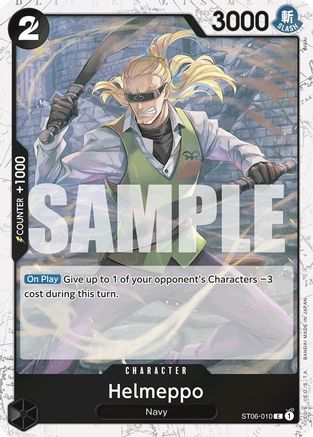 Helmeppo (Jolly Roger Foil) (ST06-010) - Premium Booster -The Best- Foil