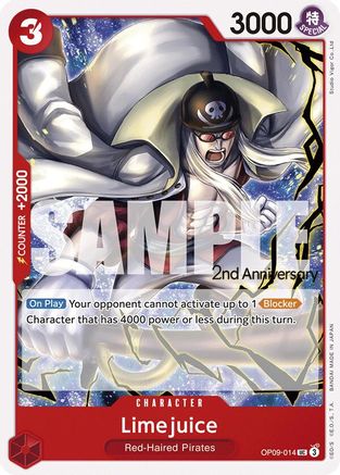 Limejuice (OP09-014) - Emperors in the New World: 2nd Anniversary Tournament Cards