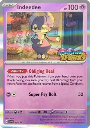 Indeedee (Staff) 154 - Holofoil SV Scarlet & Violet Promo Cards - Promo