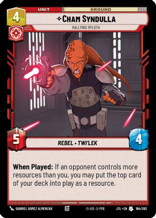 Cham Syndulla - Rallying Ryloth (164/262) - Jump to Lightspeed