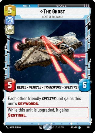 The Ghost - Heart of the Family (Foil) (551) - Jump to Lightspeed Foil