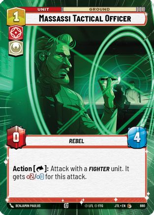 Massassi Tactical Officer (Hyperspace Foil) (880) - Jump to Lightspeed Foil