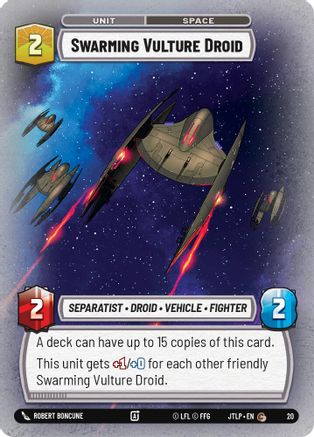 Swarming Vulture Droid (20) - Jump to Lightspeed Weekly Play Promos