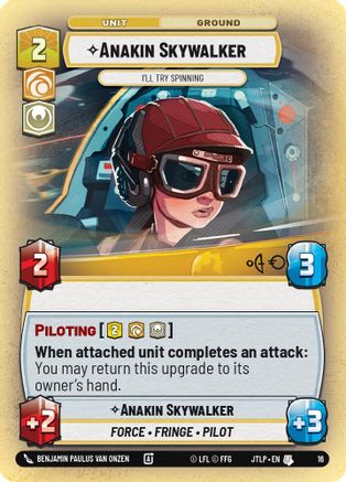 Anakin Skywalker - I'll Try Spinning (16) - Jump to Lightspeed Weekly Play Promos