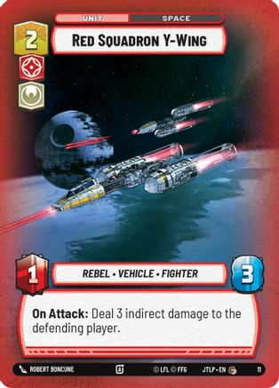 Red Squadron Y-Wing (11) - Jump to Lightspeed Weekly Play Promos