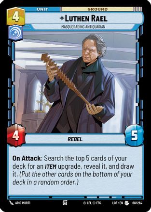 Luthen Rael - Masquerading Antiquarian (068/264) - Legends of the Force