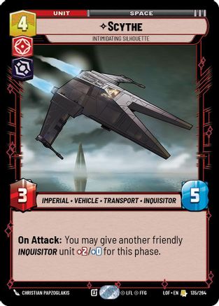 Scythe - Intimidating Silhouette (135/264) - Legends of the Force