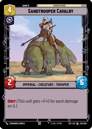 Sandtrooper Cavalry (232/264) - Legends of the Force