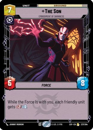 The Son - Embodiment of Darkness (237/264) - Legends of the Force
