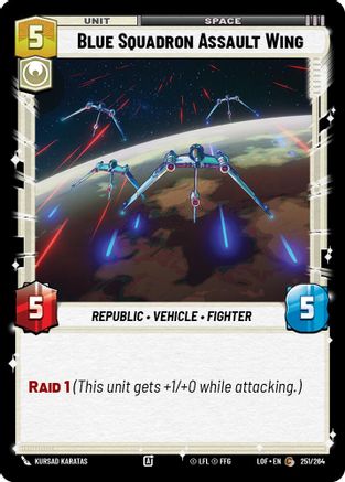 Blue Squadron Assault Wing (251/264) - Legends of the Force