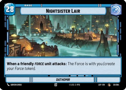 Nightsister Lair // Shield (020/264 // T02/T03) - Legends of the Force