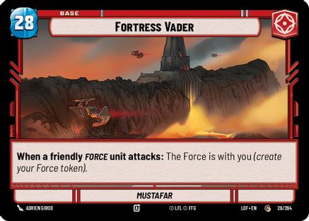 Fortress Vader // Force (026/264 // T03/T03) - Legends of the Force