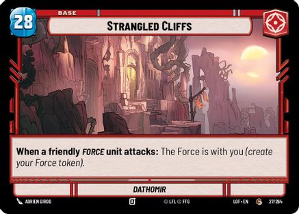 Strangled Cliffs // Shield (027/264 // T02/T03) - Legends of the Force