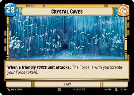 Crystal Caves // Shield (029/264 // T02/T03) - Legends of the Force