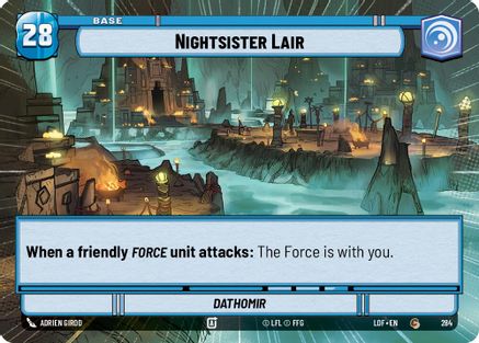 Nightsister Lair // Shield (Hyperspace) (284 // T02) - Legends of the Force