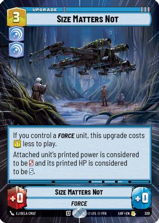 Size Matters Not (Hyperspace) (320) - Legends of the Force