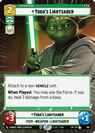 Yoda's Lightsaber (Hyperspace) (366) - Legends of the Force