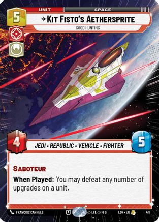 Kit Fisto's Aethersprite - Good Hunting (Hyperspace) (411) - Legends of the Force