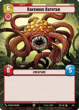 Ravenous Rathtar (Hyperspace) (432) - Legends of the Force