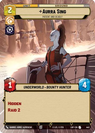 Aurra Sing - Patient and Deadly (Hyperspace) (443) - Legends of the Force