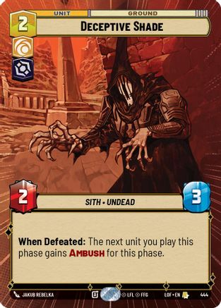 Deceptive Shade (Hyperspace) (444) - Legends of the Force