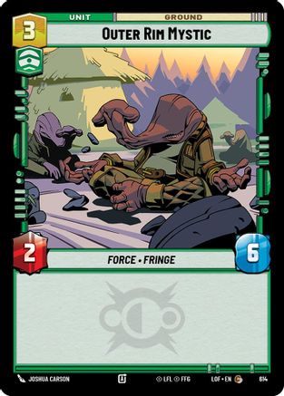 Outer Rim Mystic (Foil) (614) - Legends of the Force Foil
