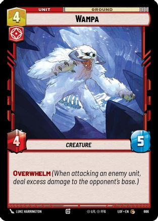 Wampa (Foil) (666) - Legends of the Force Foil