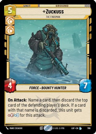 Zuckuss - The Findsman (Foil) (706) - Legends of the Force Foil