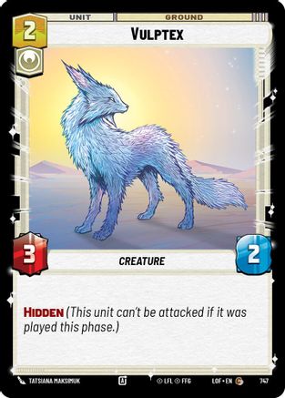 Vulptex (Foil) (747) - Legends of the Force Foil
