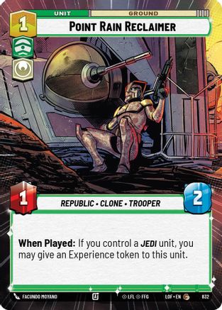 Point Rain Reclaimer (Hyperspace Foil) (832) - Legends of the Force Foil