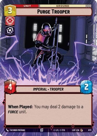 Purge Trooper (Hyperspace Foil) (873) - Legends of the Force Foil