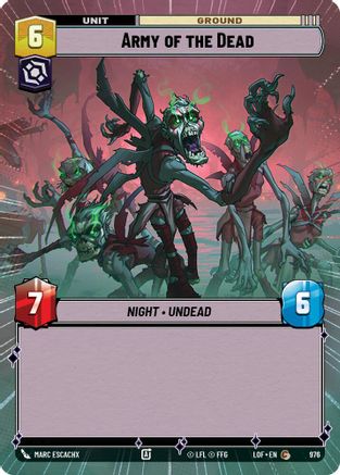 Army of the Dead (Hyperspace Foil) (976) - Legends of the Force Foil
