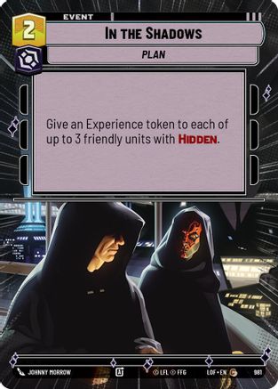 In the Shadows (Hyperspace Foil) (981) - Legends of the Force Foil