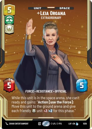 Leia Organa - Extraordinary (Prestige) (1036) - Legends of the Force