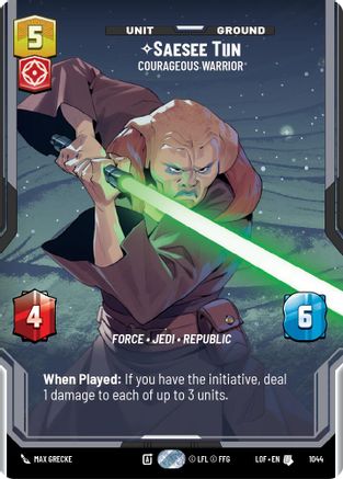 Saesee Tiin - Courageous Warrior (Prestige) (1044) - Legends of the Force