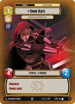 Shin Hati - Overeager Apprentice (Foil) (33) - Organized Play Promos Foil