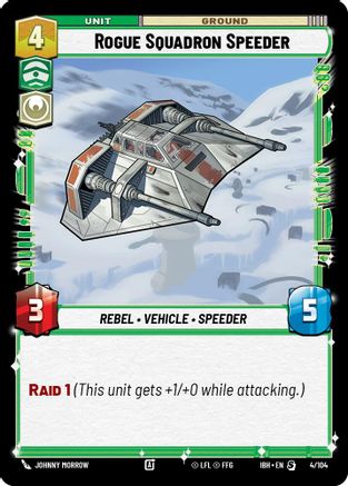 Rogue Squadron Speeder (4/104) - Intro Battle Hoth