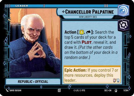 Chancellor Palpatine - How Liberty Dies (1/264) - Secrets of Power